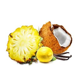 Coconut , Pineapple and Vanilla