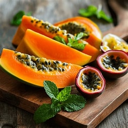 Passionfruit and Papaya
